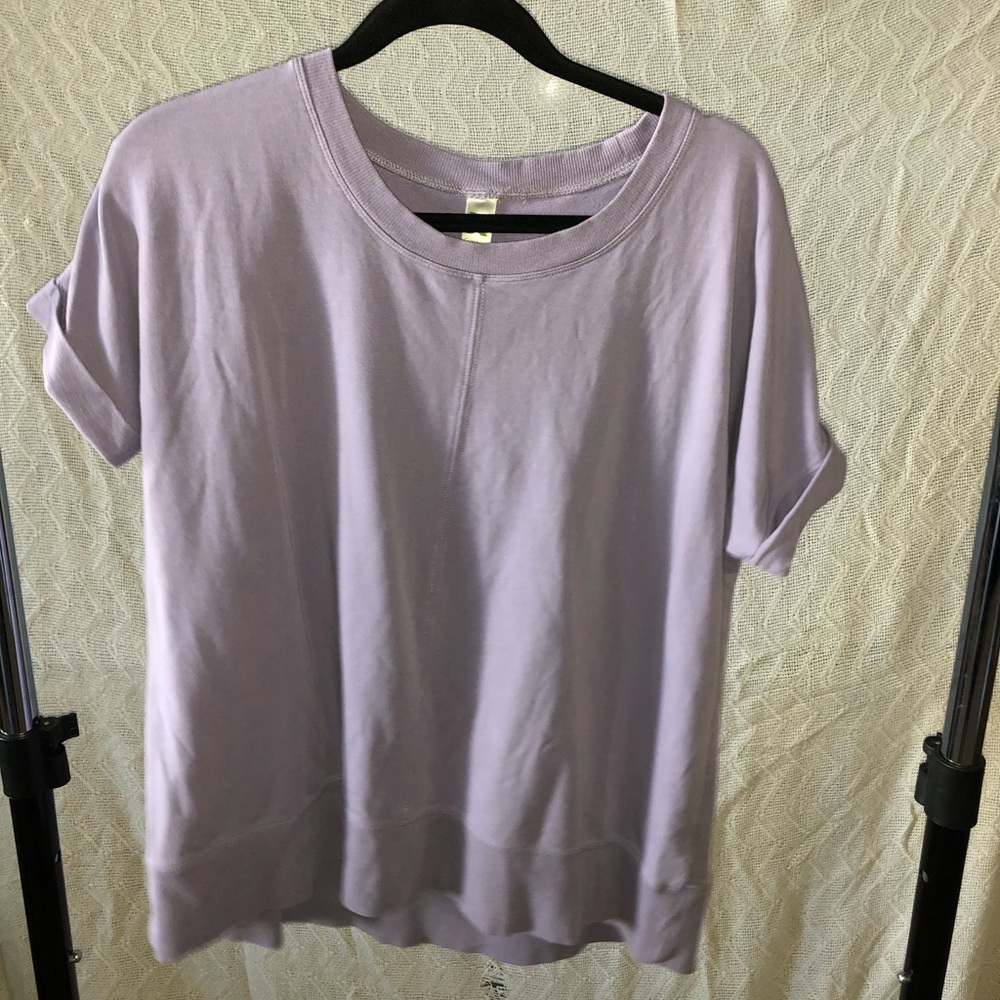 Purple short sleeve